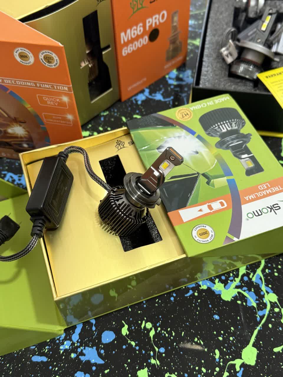 هدلایت سه رنگ لنزو