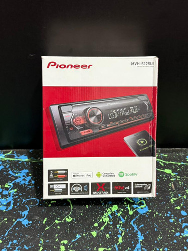 پخش پایونیر MVH-S125UI چهار کانال اصلی|Pioneer MVH-S125UI four-channel player