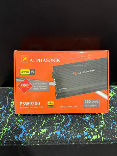 آمپلی فایر آلفاسونیک PSW9200- چهار کانال 360 وات|ALPHASONIK PSW9200 Amplifier - 4 Channel 360 Watts