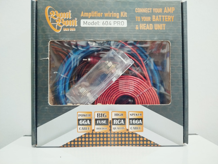 کیت سیم کشی آمپلی فایر بام بام|BOM BOM Amplifier wiring KIT